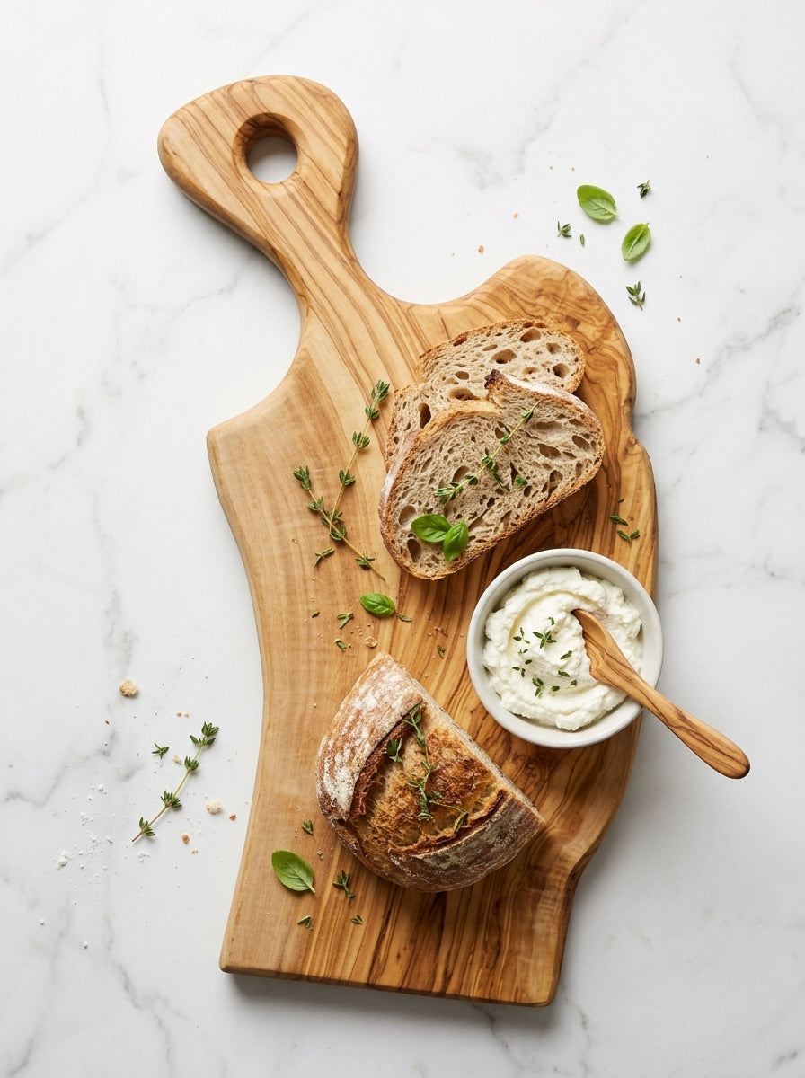 Doğal Kenarlı Sunum Tahtası, Zeytin Ağacı