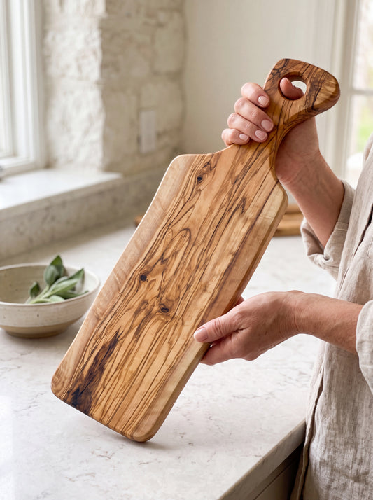 Dryad Wood Miras Zeytin Ağacı Sunum Tahtası