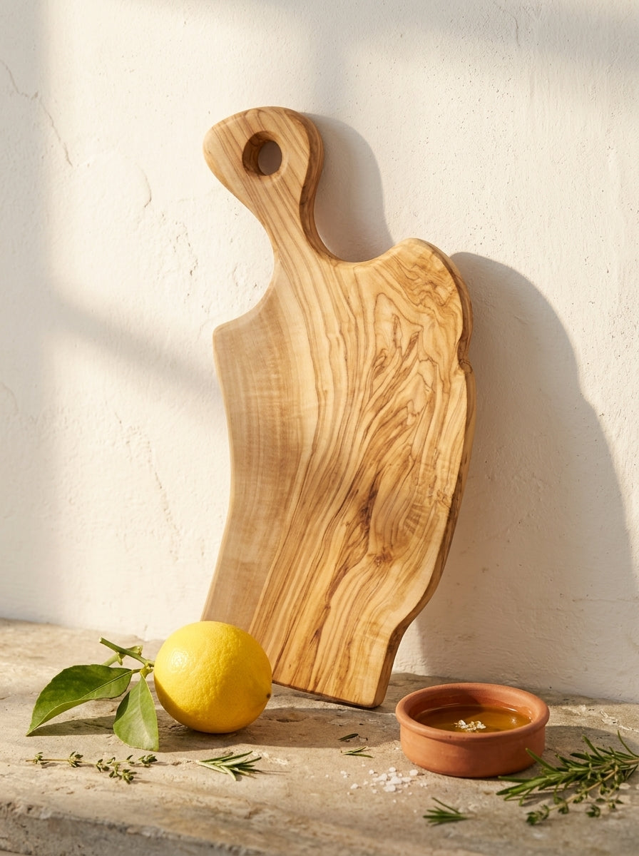 Doğal Kenarlı Sunum Tahtası, Zeytin Ağacı
