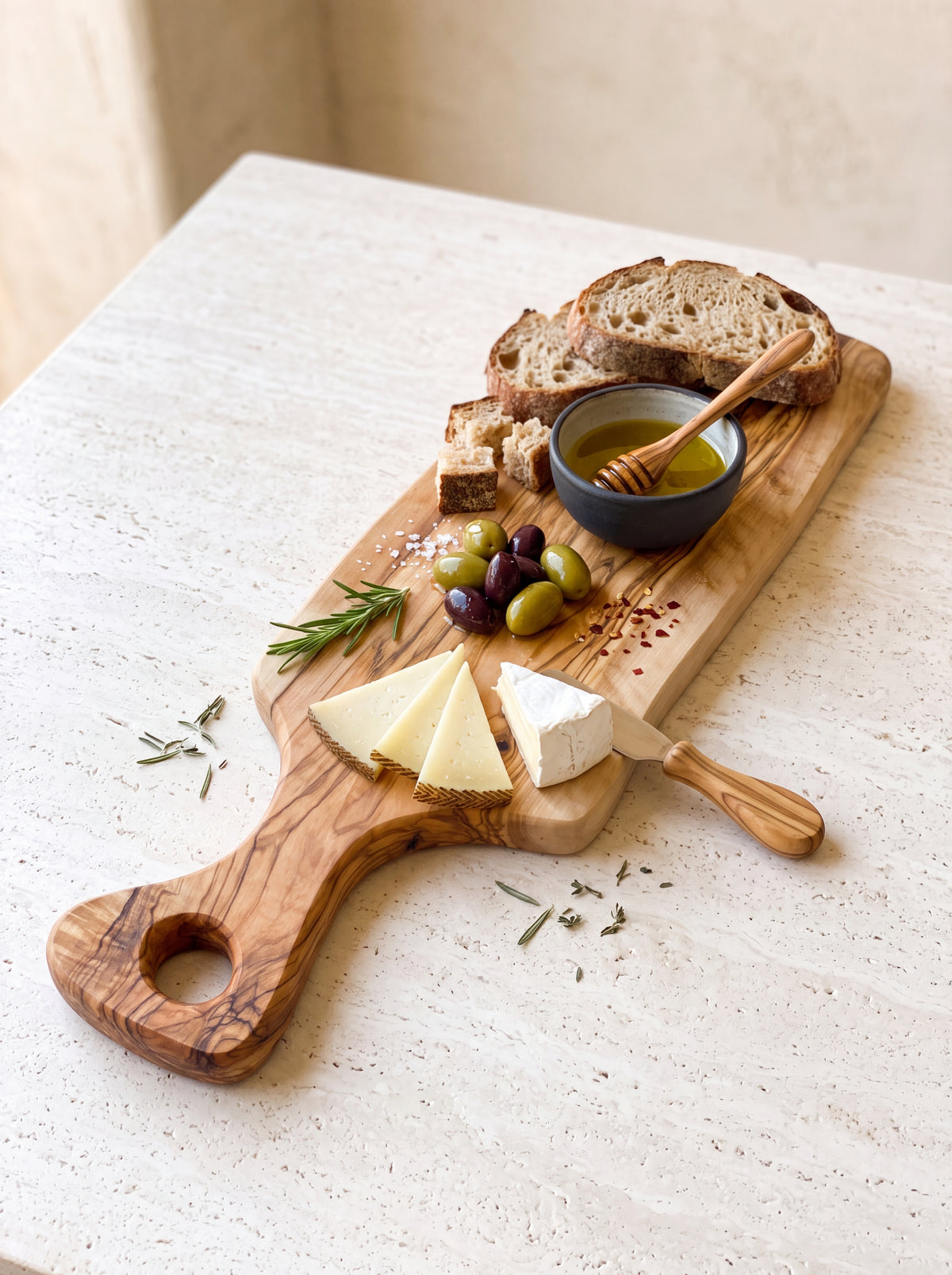 Dryad Wood Miras Zeytin Ağacı Sunum Tahtası